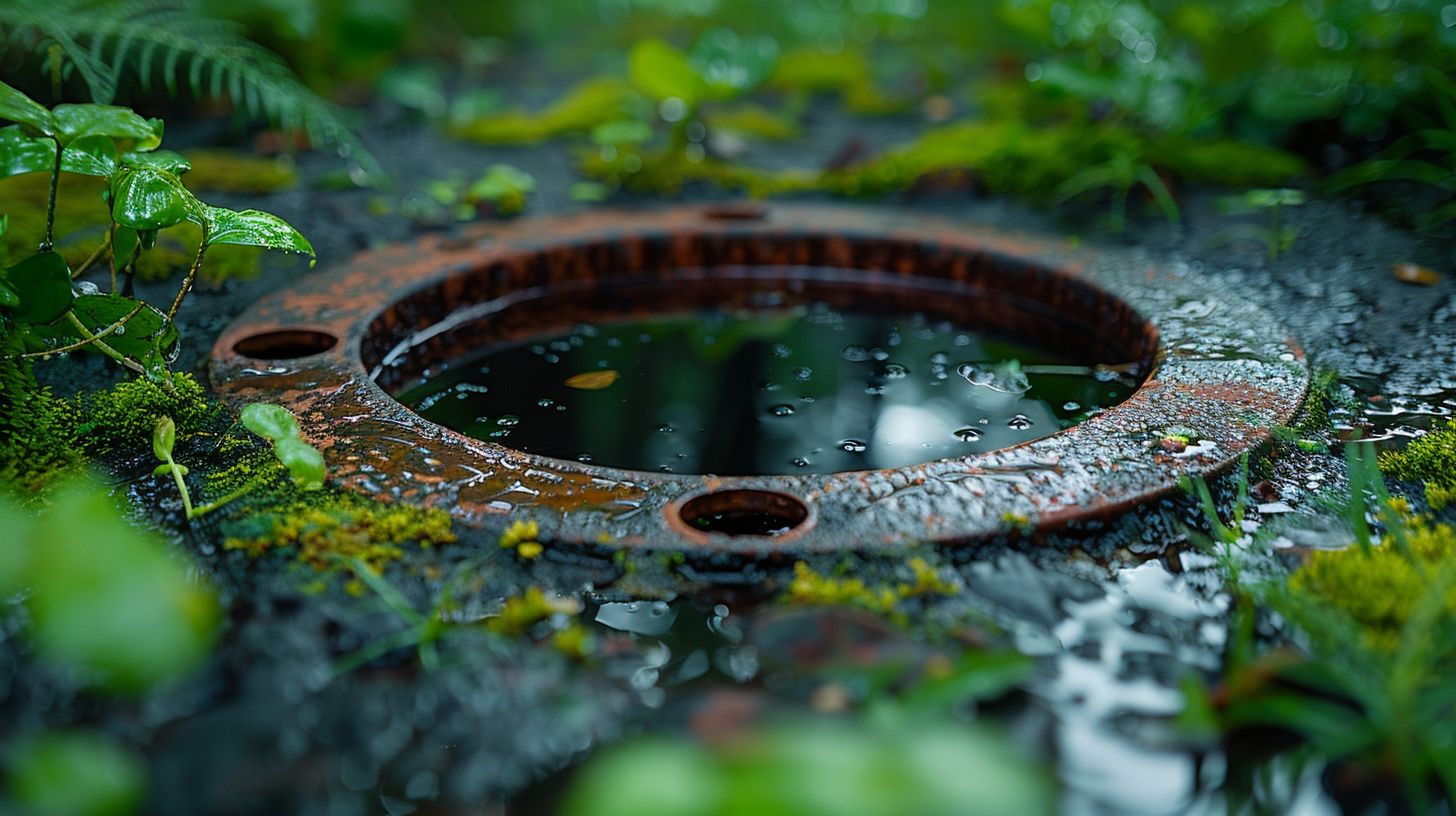 why does my my septic tank smells outside